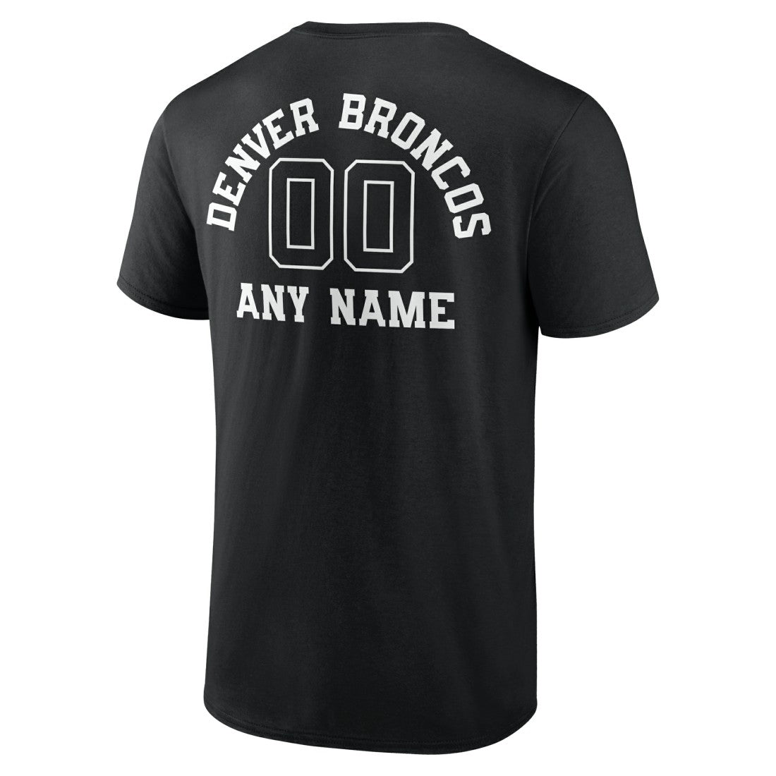 Personalized Name & Number Monochrome T-Shirt - Denver Broncos