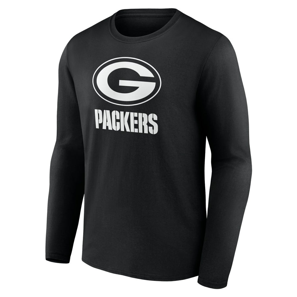 Personalized Name & Number Monochrome Long Sleeve T-Shirt - Green Bay Packers