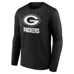 Personalized Name & Number Monochrome Long Sleeve T-Shirt - Green Bay Packers