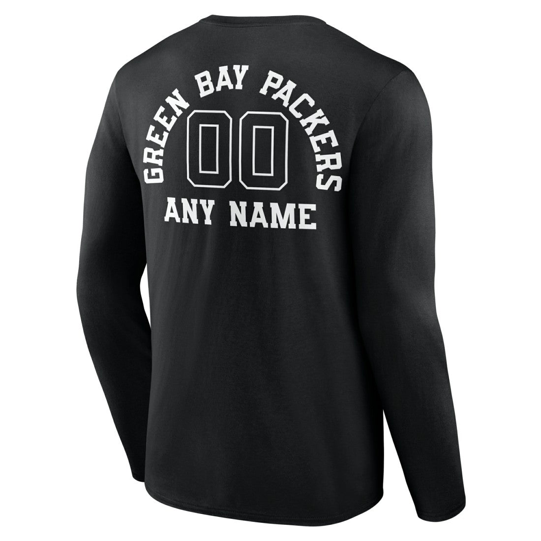 Personalized Name & Number Monochrome Long Sleeve T-Shirt - Green Bay Packers