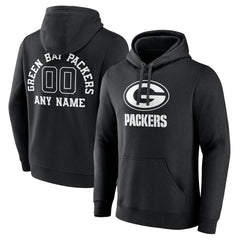 Personalized Name & Number Pullover Hoodie - Green Bay Packers