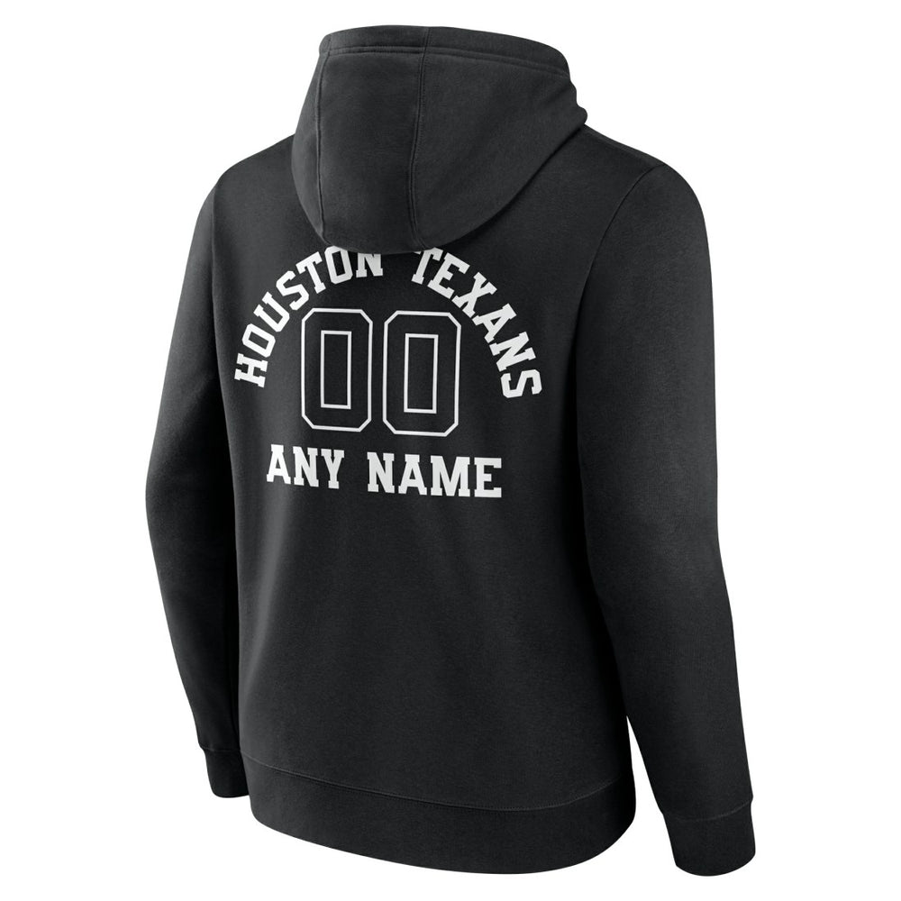 Personalized Name & Number Pullover Hoodie - Houston Texans