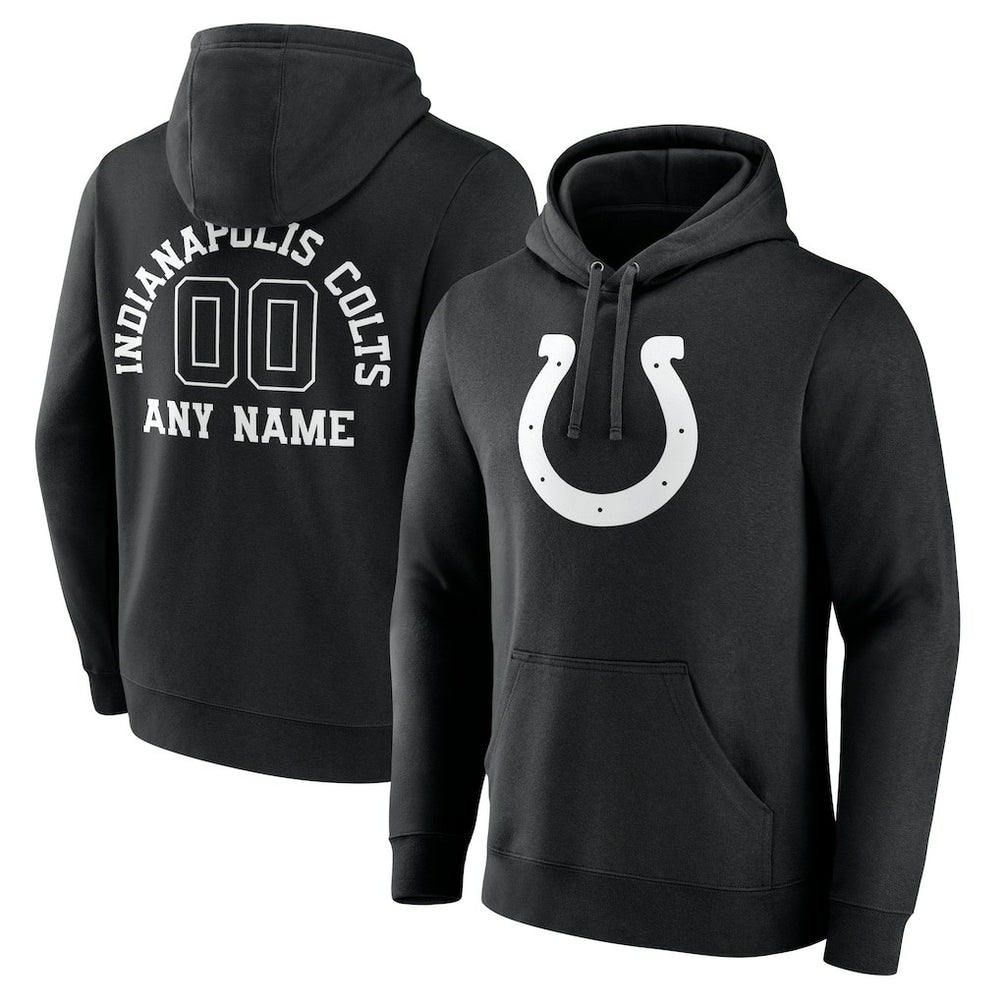 Personalized Name & Number Pullover Hoodie - Indianapolis Colts