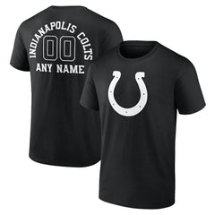 Personalized Name & Number Monochrome T-Shirt - Indianapolis Colts