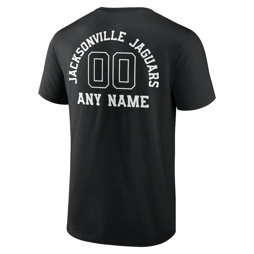 Personalized Name & Number Monochrome T-Shirt - Jacksonville Jaguars