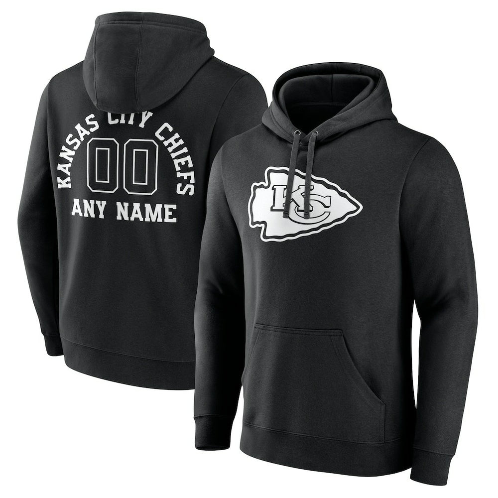 Personalized Name & Number Pullover Hoodie - Kansas City Chiefs