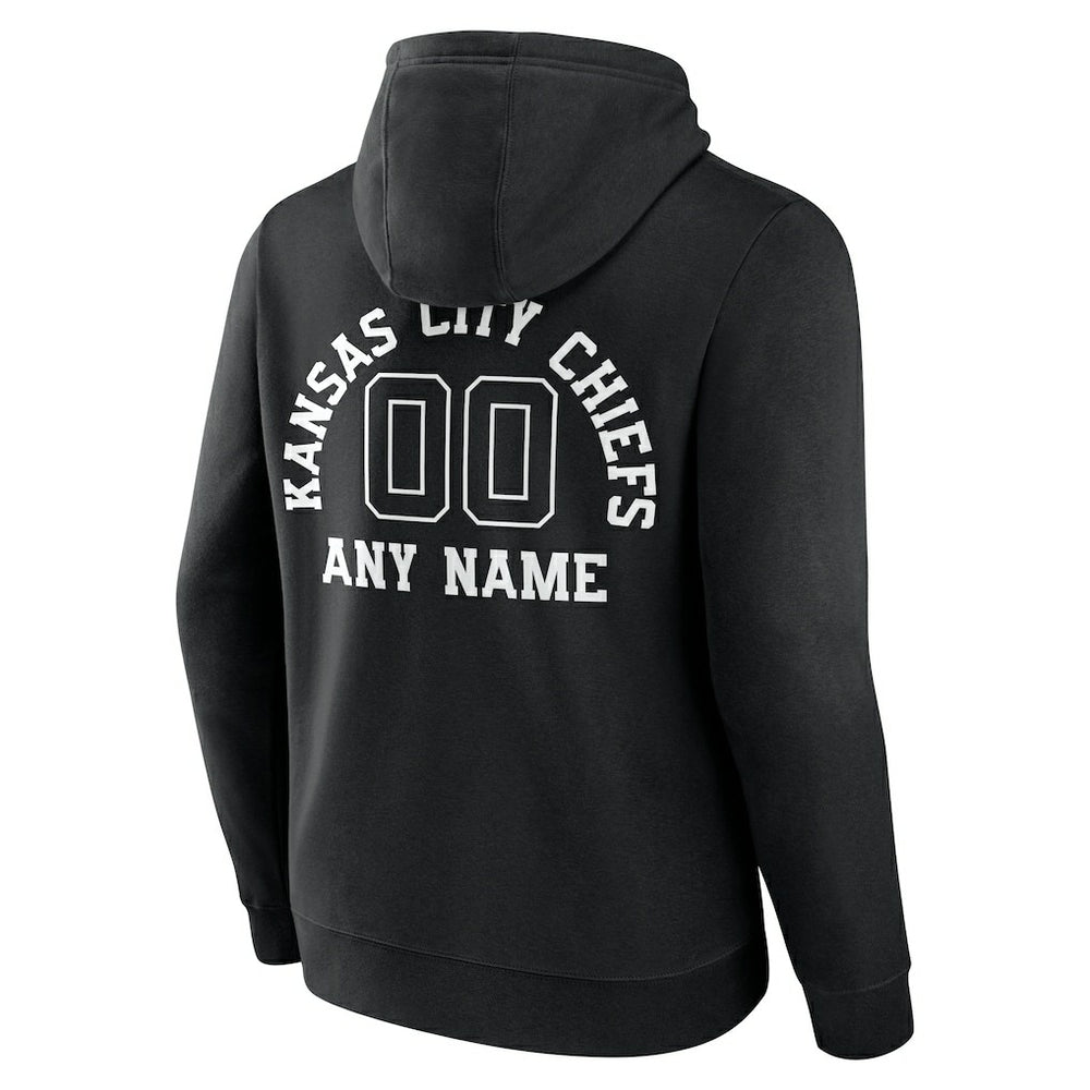 Personalized Name & Number Pullover Hoodie - Kansas City Chiefs