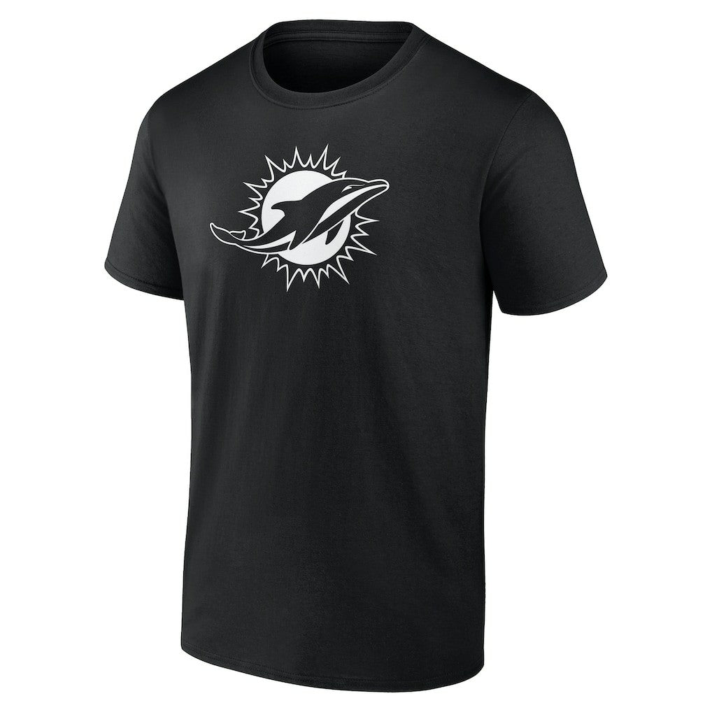Personalized Name & Number Monochrome T-Shirt - Miami Dolphins