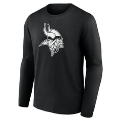 Personalized Name & Number Monochrome Long Sleeve T-Shirt - Minnesota Vikings