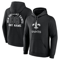 Personalized Name & Number Pullover Hoodie - New Orleans Saints