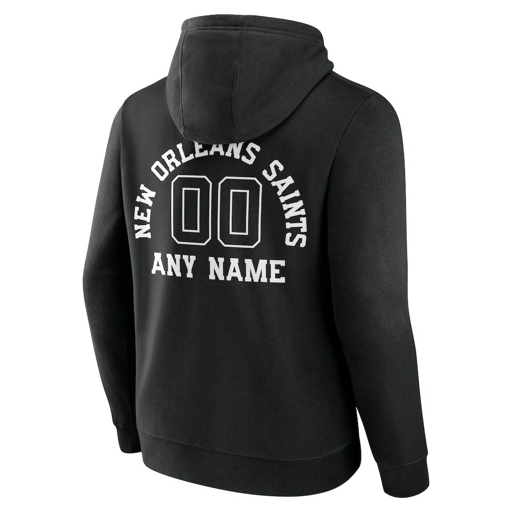Personalized Name & Number Pullover Hoodie - New Orleans Saints