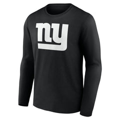 Personalized Name & Number Monochrome Long Sleeve T-Shirt - New York Giants
