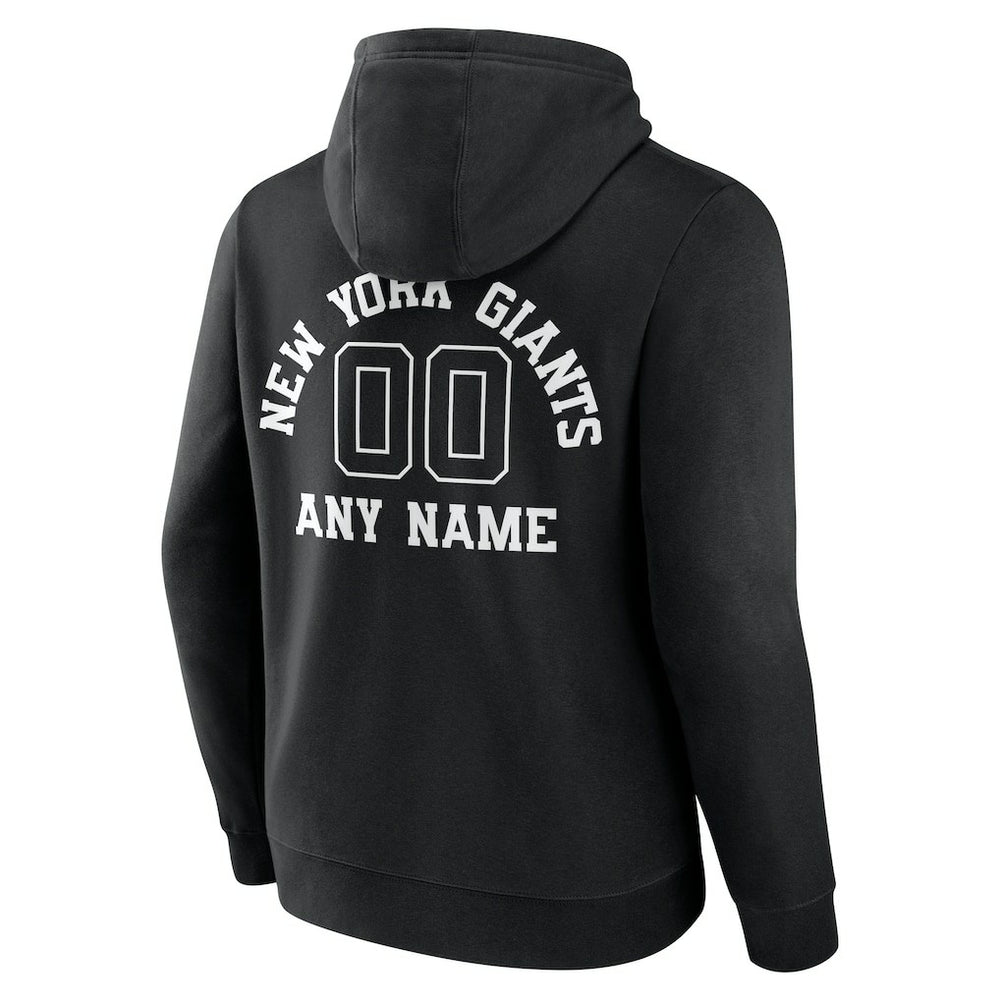 Personalized Name & Number Pullover Hoodie - New York Giants