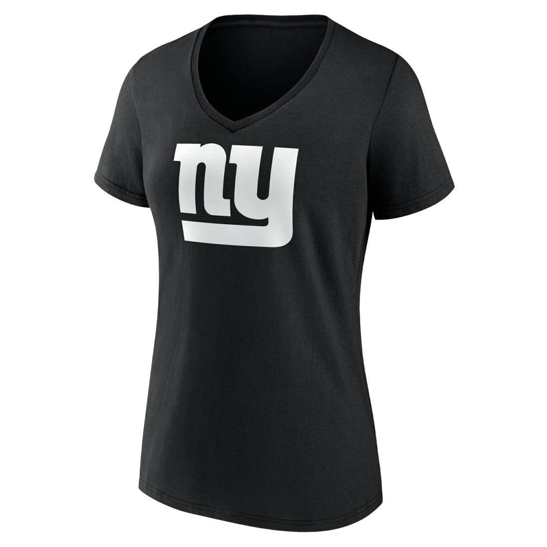 Women's Personalized Name & Number Monochrome V-Neck T-Shirt - New York Giants