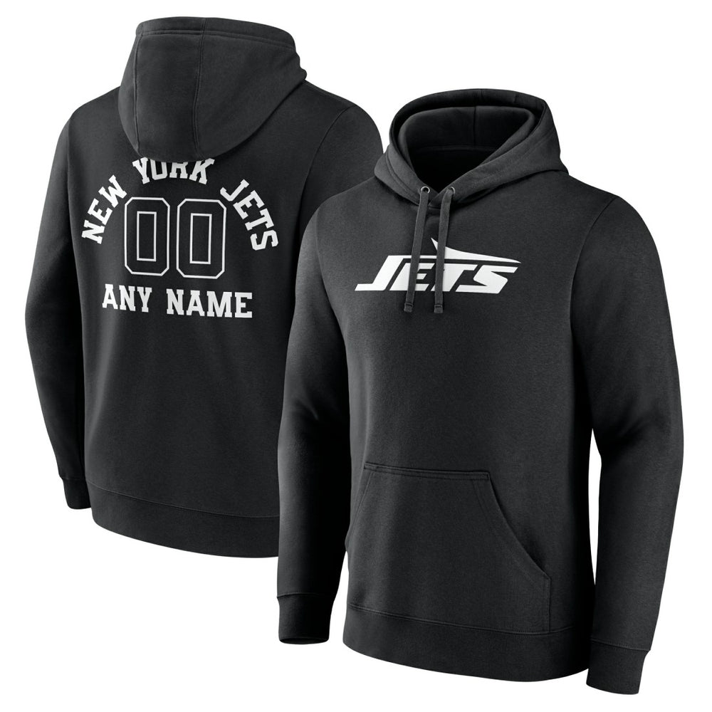 Personalized Name & Number Pullover Hoodie - New York Jets