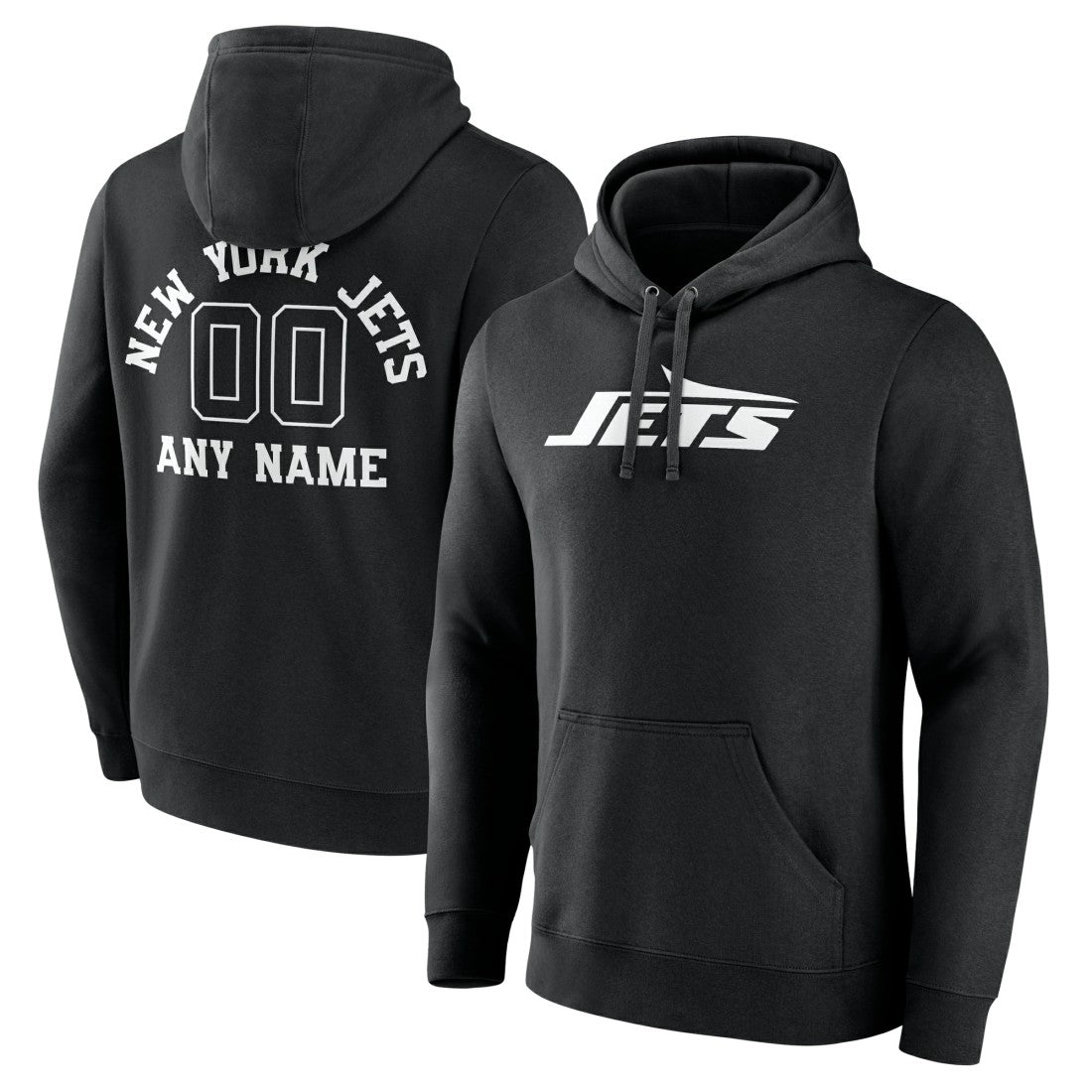 Personalized Name & Number Pullover Hoodie - New York Jets