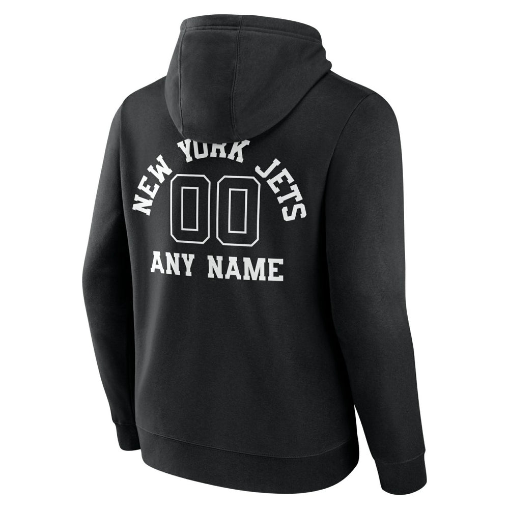 Personalized Name & Number Pullover Hoodie - New York Jets