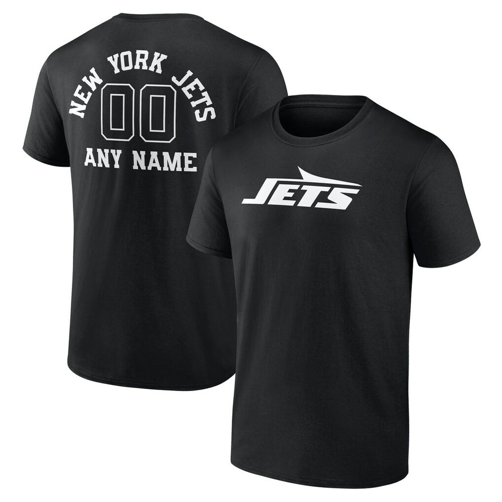 Personalized Name & Number Monochrome T-Shirt - New York Jets