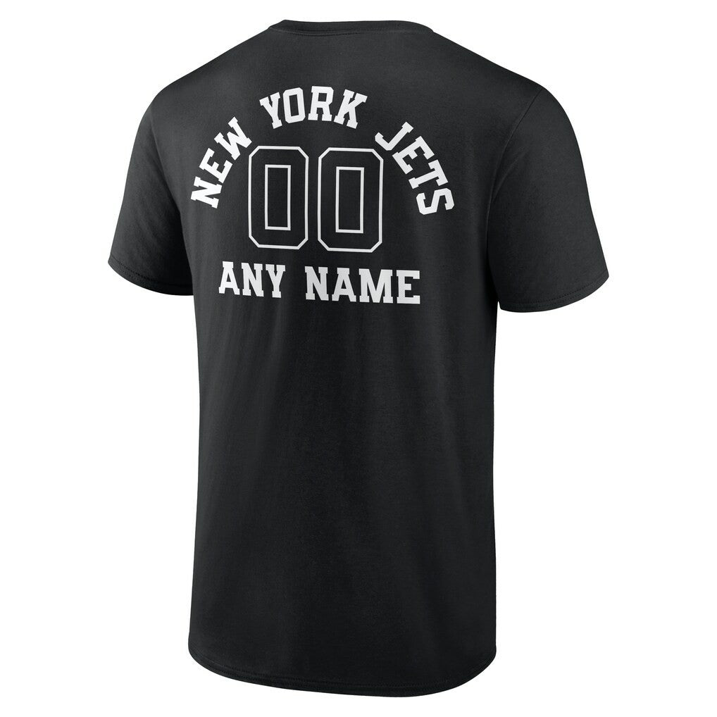Personalized Name & Number Monochrome T-Shirt - New York Jets