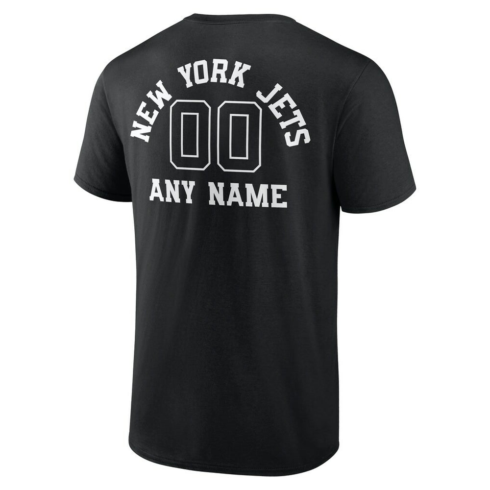 Personalized Name & Number Monochrome T-Shirt - New York Jets