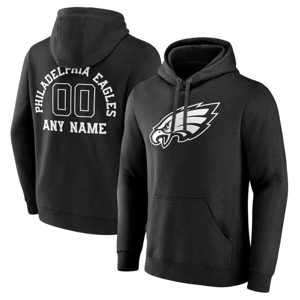Personalized Name & Number Pullover Hoodie - Philadelphia Eagles