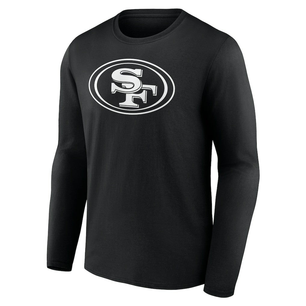 Personalized Name & Number Monochrome Long Sleeve T-Shirt - San Francisco 49ers