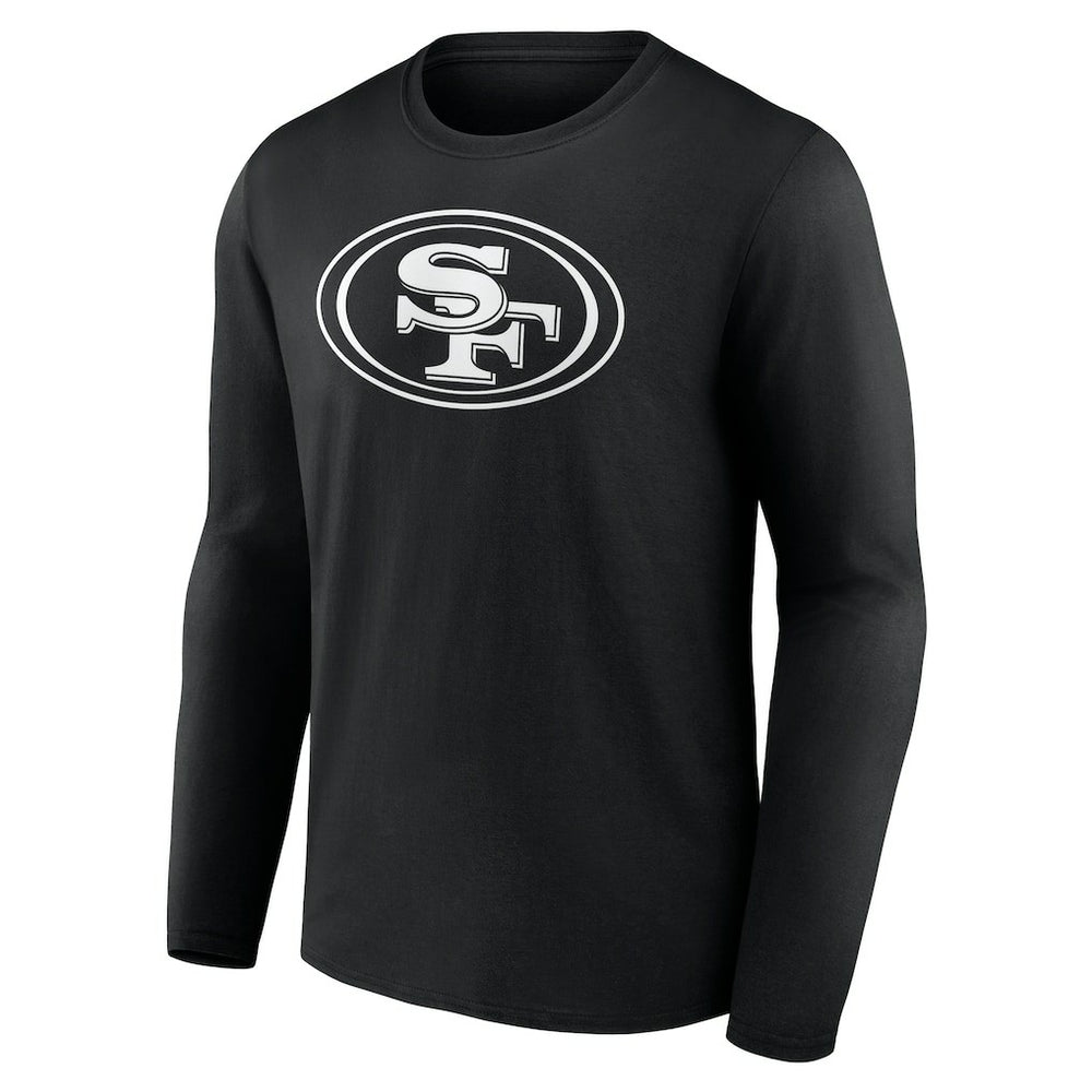 Personalized Name & Number Monochrome Long Sleeve T-Shirt - San Francisco 49ers