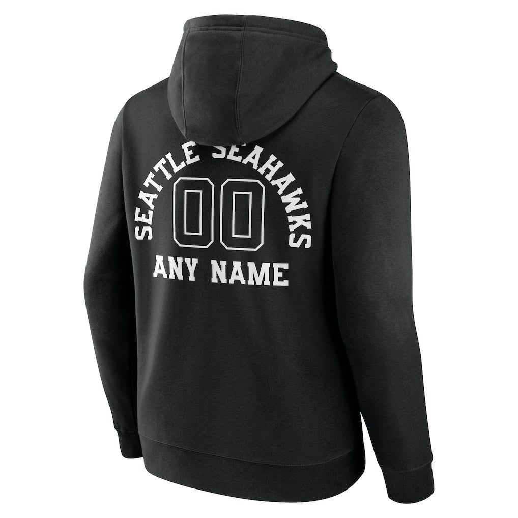Personalized Name & Number Pullover Hoodie - Seattle Seahawks