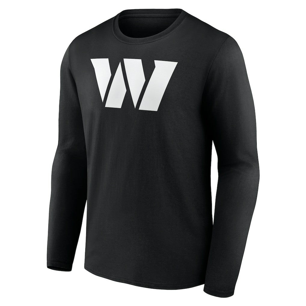 Personalized Name & Number Monochrome Long Sleeve T-Shirt - Washington Commanders