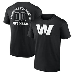 Personalized Name & Number Monochrome T-Shirt - Washington Commanders
