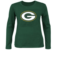 Women's Plus Size Long Sleeve T-Shirt - Green Bay Packers