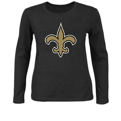 Women's Plus Size Long Sleeve T-Shirt - New Orleans Saints