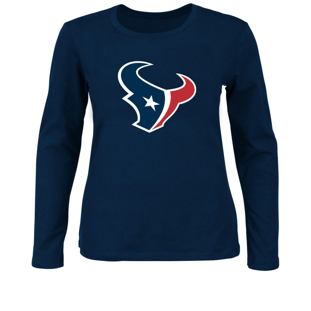 Women's Plus Size Long Sleeve T-Shirt - Houston Texans