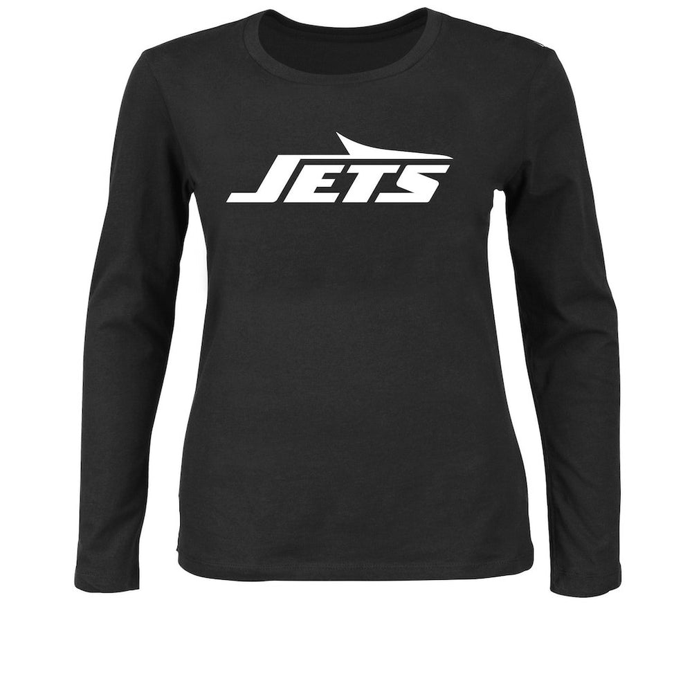 Women's Plus Size Long Sleeve T-Shirt - New York Jets