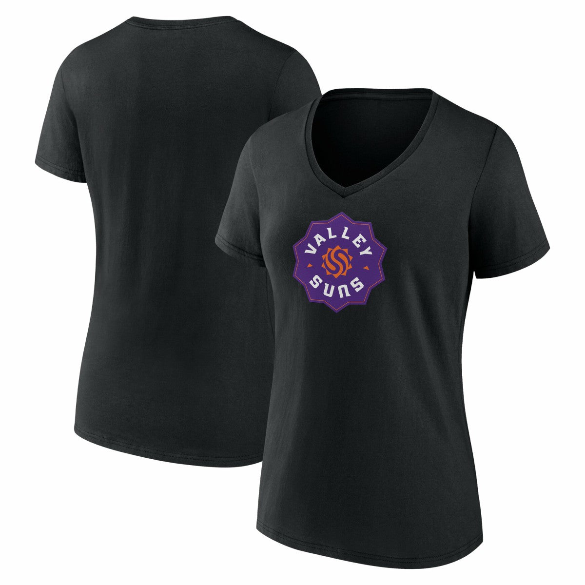 NBA Valley Suns Women's Primary Logo V-Neck T-Shirt