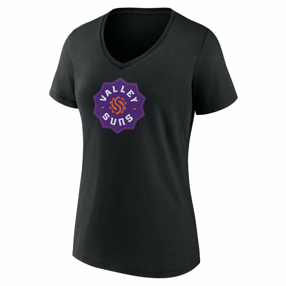 NBA Valley Suns Women's Primary Logo V-Neck T-Shirt