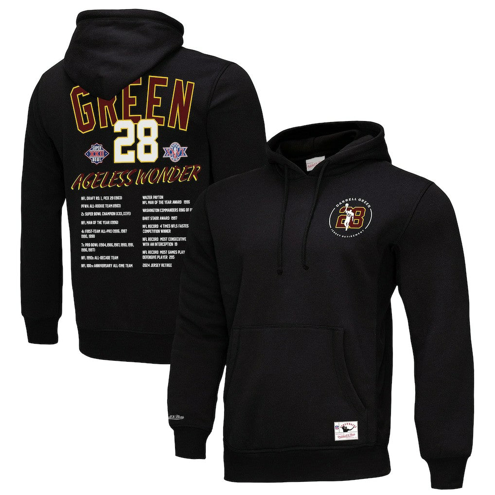 Darrell Green  Ageless Wonder Pullover Hoodie - Washington Commanders