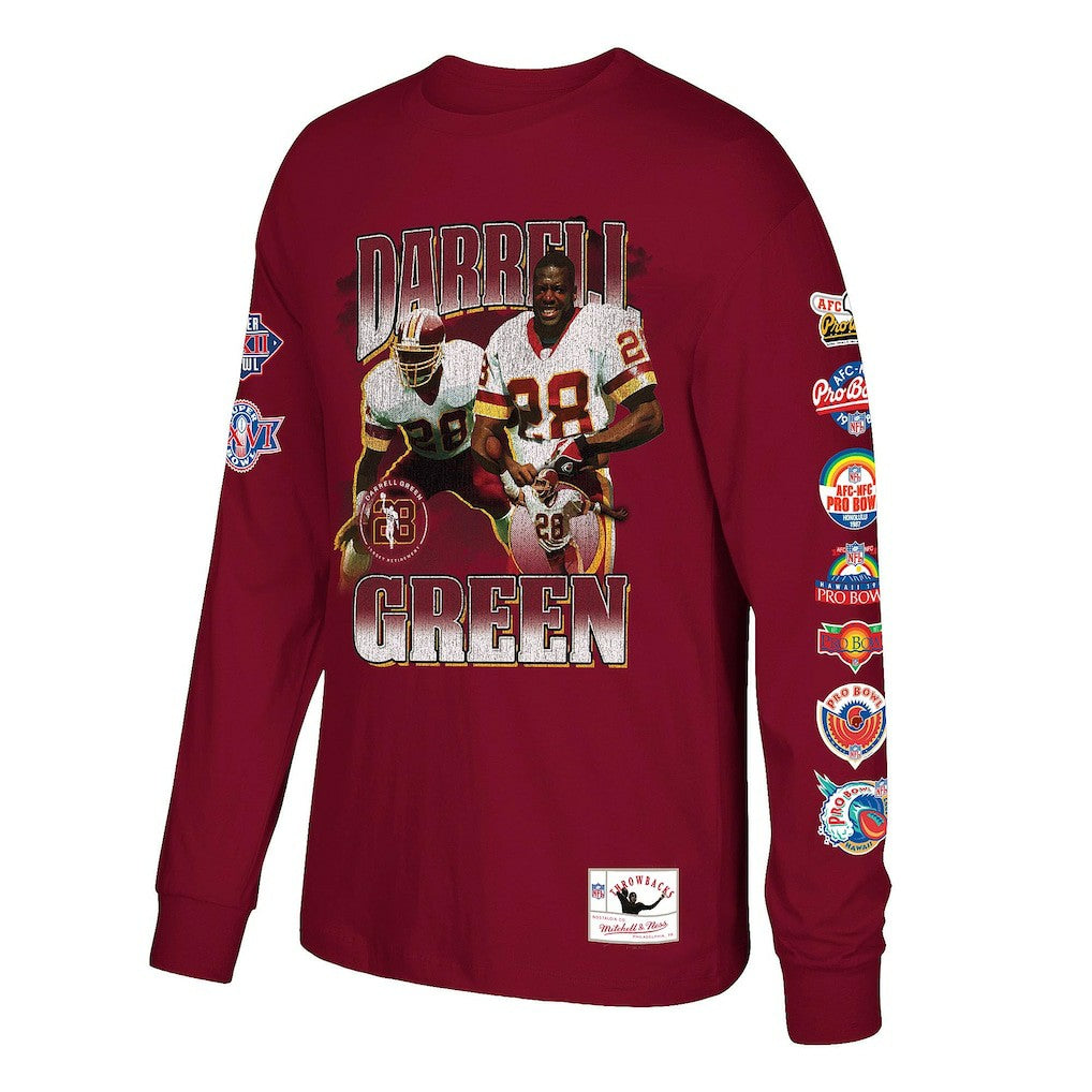 Darrell Green  Player Graphic Long Sleeve T-Shirt - Washington Commanders