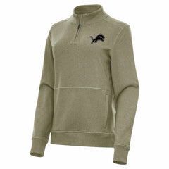 Antigua Women's Crush Quarter-Zip Top - Detroit Lions