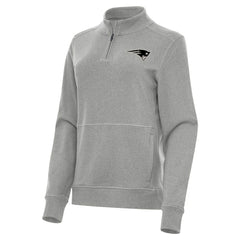 Antigua Women's Crush Quarter-Zip Top - New England Patriots