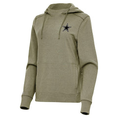 Antigua Women's Justice Pullover Hoodie - Dallas Cowboys