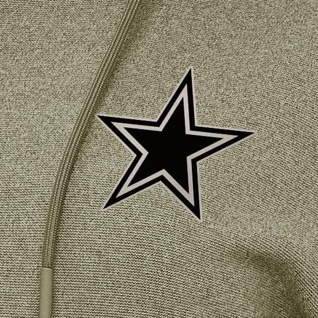 Antigua Women's Justice Pullover Hoodie - Dallas Cowboys