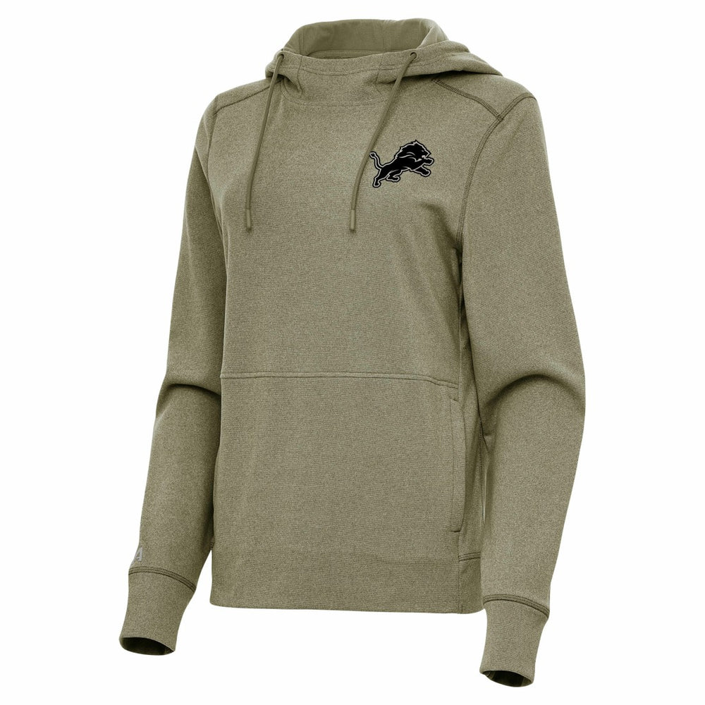 Antigua Women's Justice Pullover Hoodie - Detroit Lions