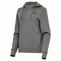 Antigua Women's Justice Pullover Hoodie - Green Bay Packers
