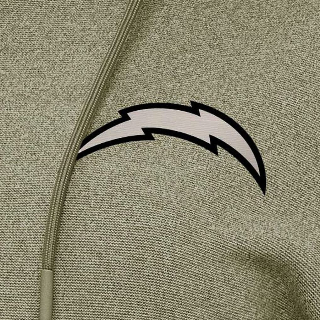 Antigua Women's Justice Pullover Hoodie - Los Angeles Chargers