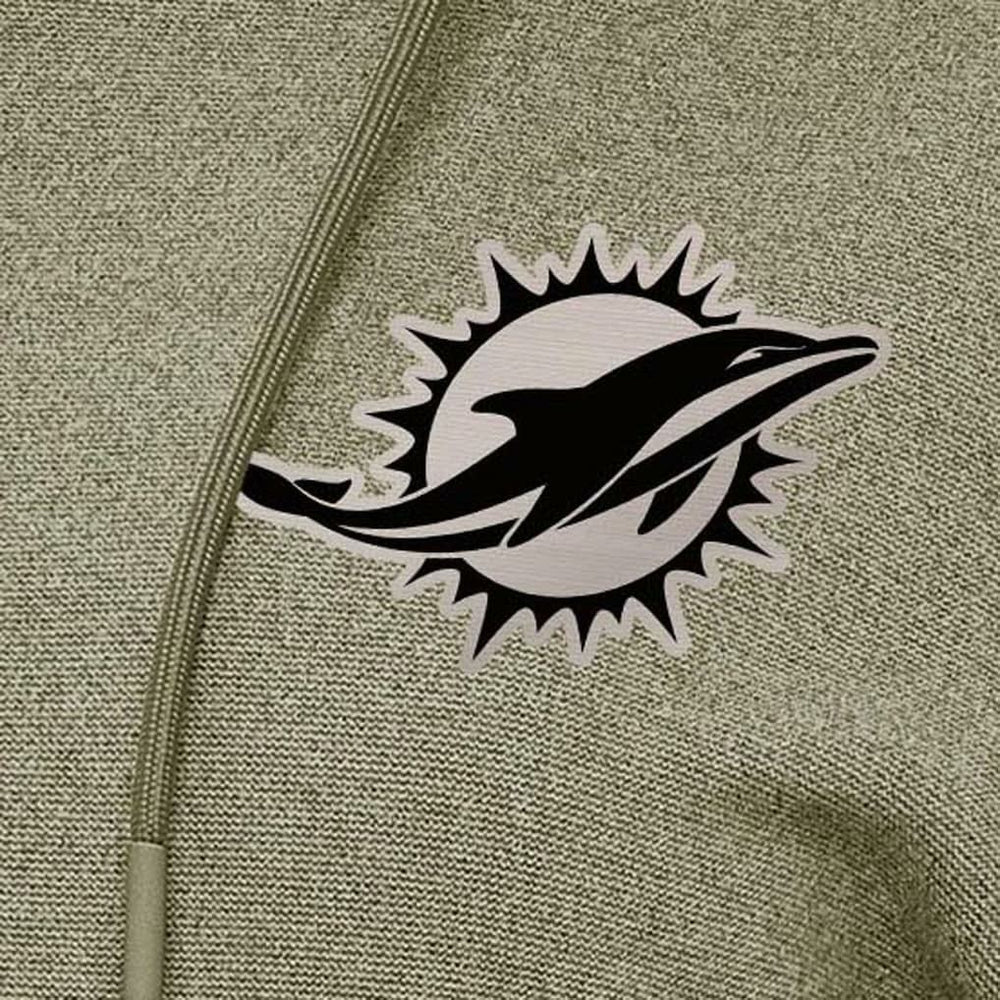 Antigua Women's Justice Pullover Hoodie - Miami Dolphins