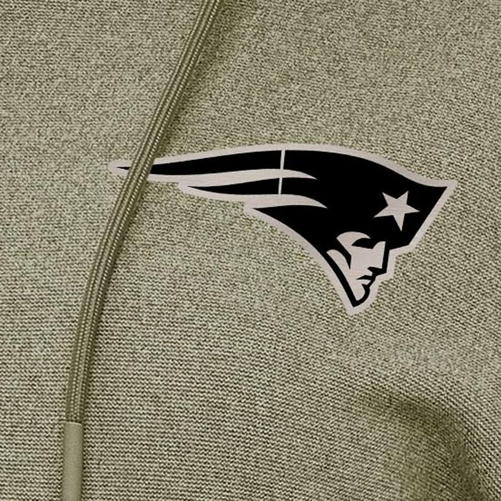 Antigua Women's Justice Pullover Hoodie - New England Patriots