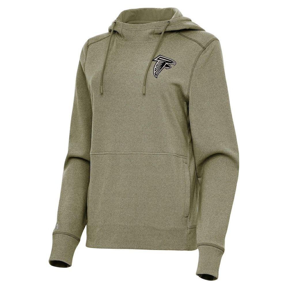 Antigua Women's Justice Pullover Hoodie - Atlanta Falcons