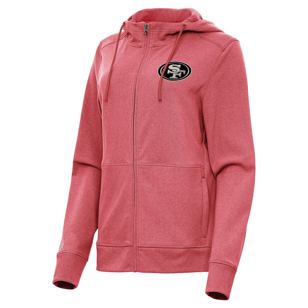 Antigua Women's Seeker Full-Zip Hoodie Jacket - San Francisco 49ers