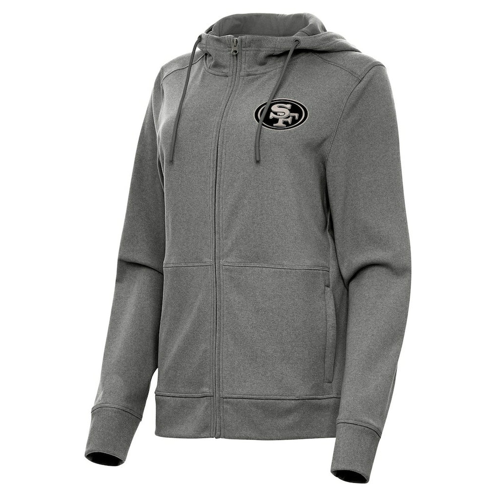 Antigua Women's Seeker Full-Zip Hoodie Jacket - San Francisco 49ers